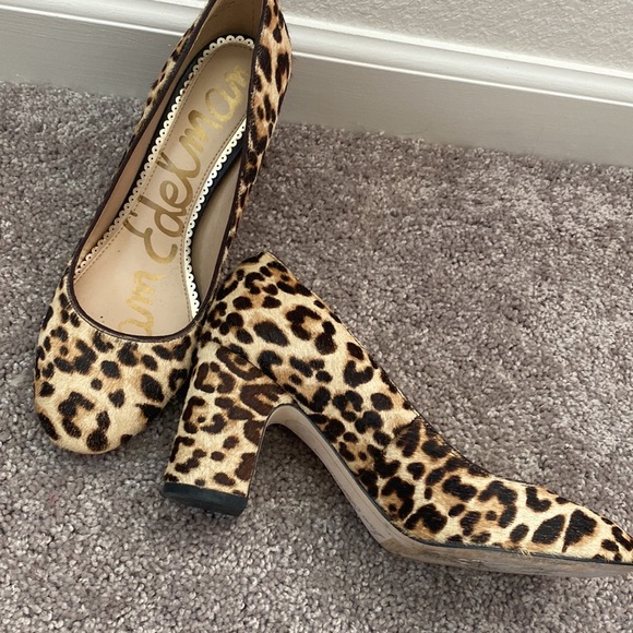 Sam Edelman animal print leopard pumps size 6 - Picture 2 of 6